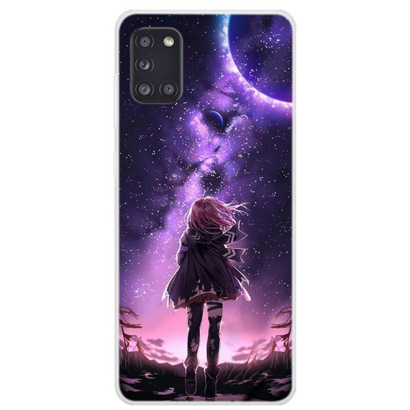 Cover Samsung Galaxy A31 Magisk Fuldmåne