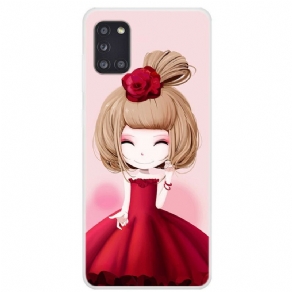 Cover Samsung Galaxy A31 Manga Lady