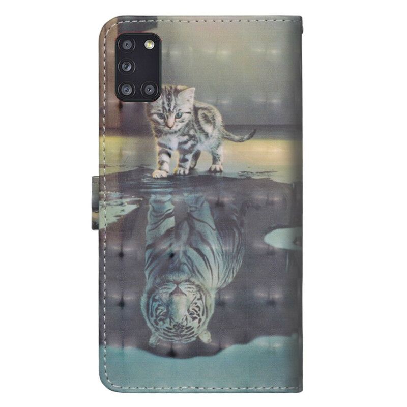 Flip Cover Samsung Galaxy A31 Ernest The Tiger