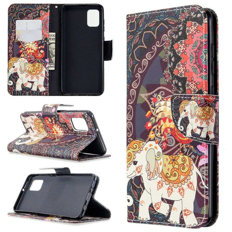 Flip Cover Samsung Galaxy A31 Indisk Elefant