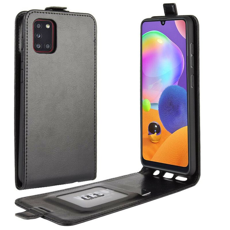 Flip Cover Samsung Galaxy A31 Læder Cover Foldbar Lædereffekt