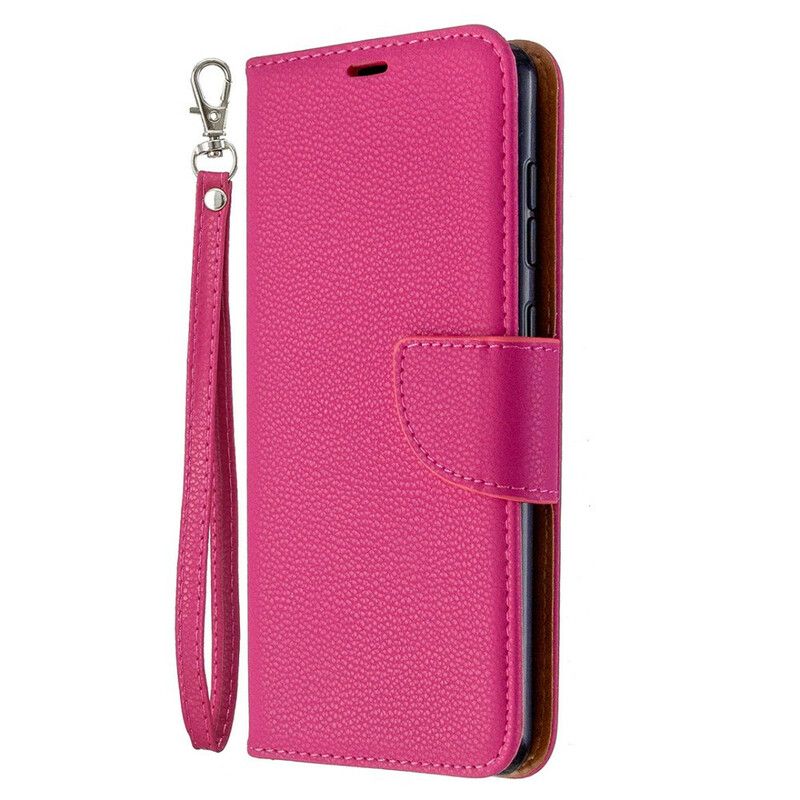 Flip Cover Samsung Galaxy A31 Læder Cover Litchi Flap Skrå