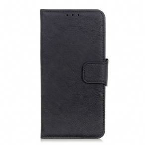 Flip Cover Samsung Galaxy A31 Mat Litchi Lædereffekt