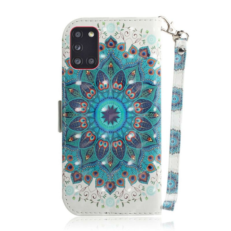 Flip Cover Samsung Galaxy A31 Med Snor Masterful Strappy Mandala