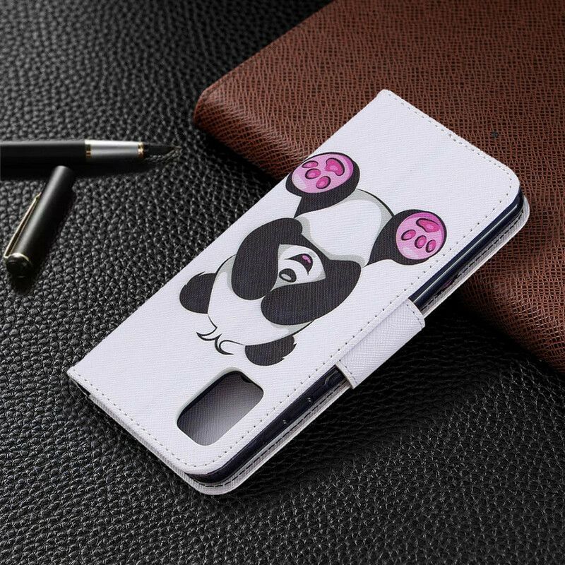 Flip Cover Samsung Galaxy A31 Panda Sjov