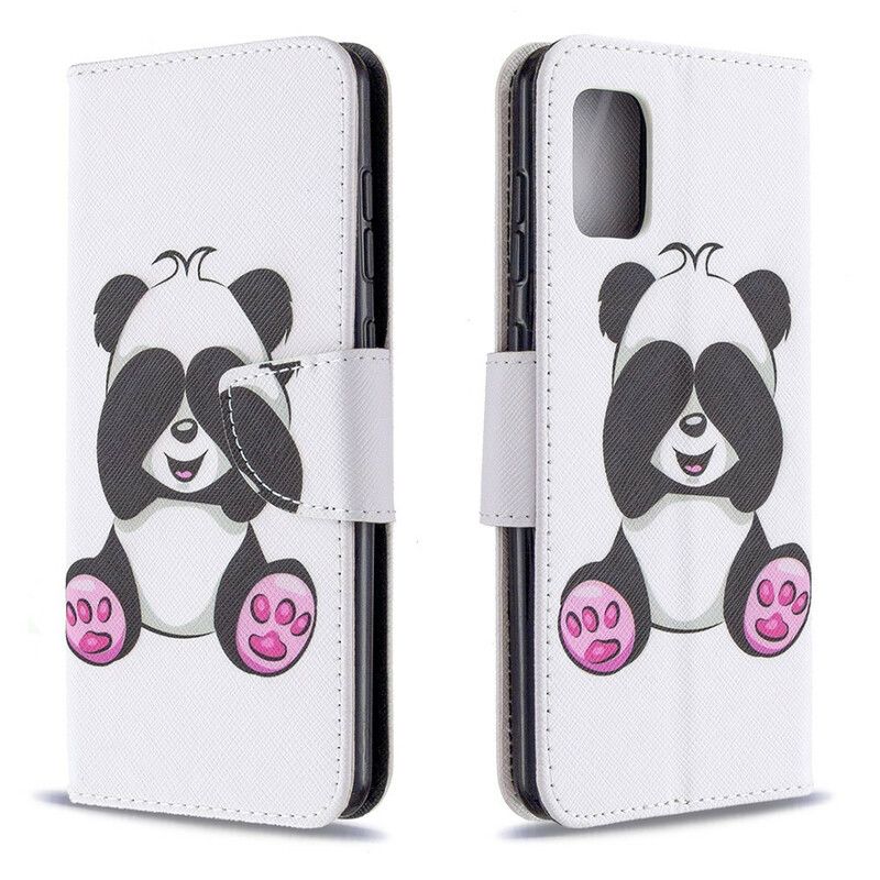 Flip Cover Samsung Galaxy A31 Panda Sjov