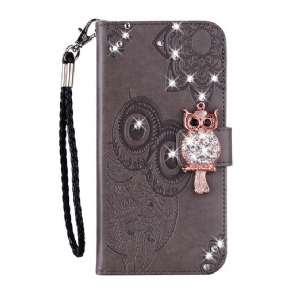 Flip Cover Samsung Galaxy A31 Ugle Mandala Og Charm