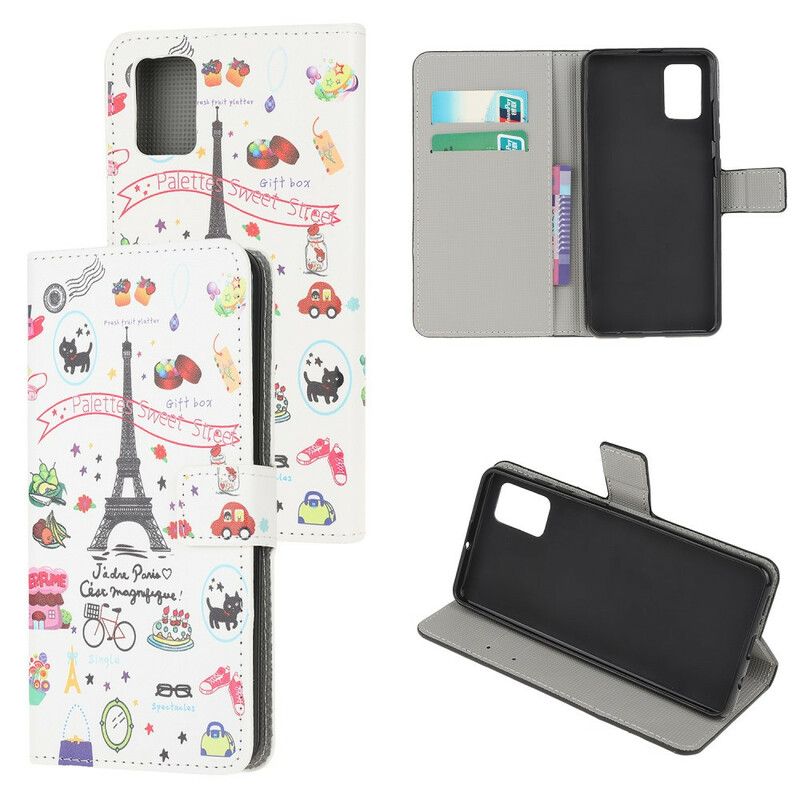 Læder Cover Samsung Galaxy A31 Jeg Elsker Paris