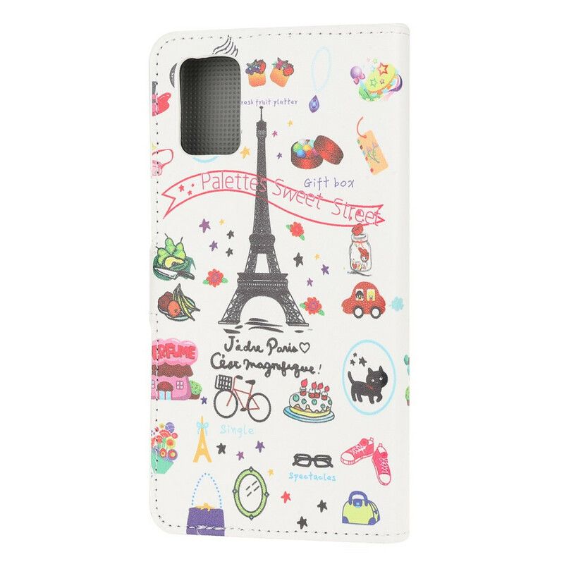 Læder Cover Samsung Galaxy A31 Jeg Elsker Paris