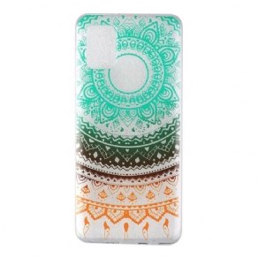 Mobilcover Samsung Galaxy A31 Sømløs Blomstermandala