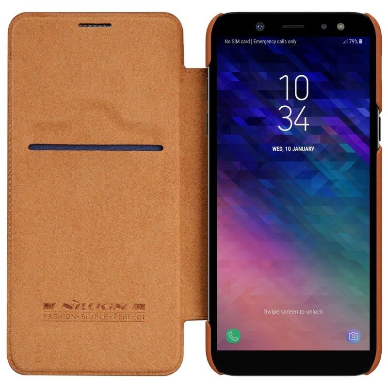 Cover Samsung Galaxy A6 Flip Cover Nillkin Qin-serien