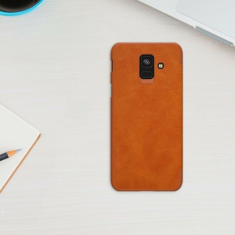 Cover Samsung Galaxy A6 Flip Cover Nillkin Qin-serien