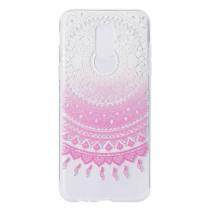 Cover Samsung Galaxy A6 Transparent Farvet Mandala