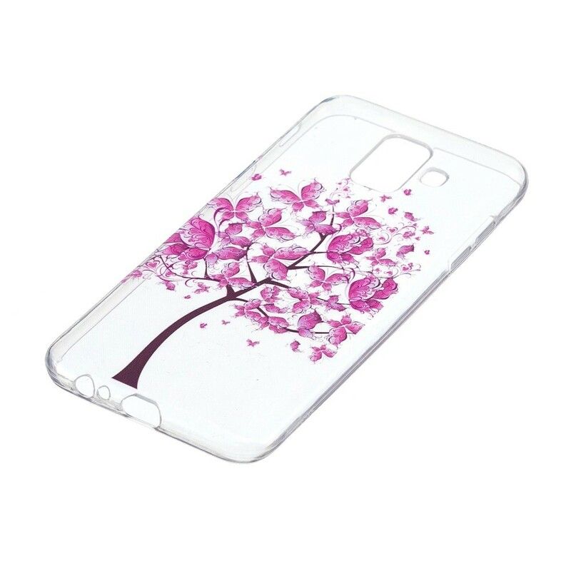 Cover Samsung Galaxy A6 Transparent Sommerfugletræ