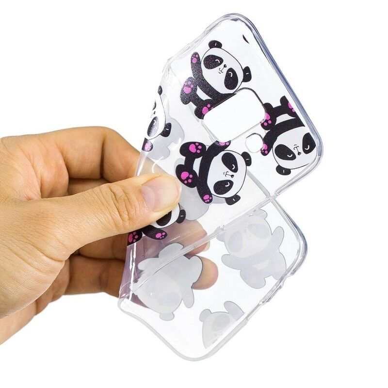 Cover Samsung Galaxy A6 Transparente Pandaer Har Det Sjovt