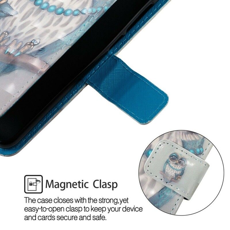 Flip Cover Samsung Galaxy A6 Frøken Ugle 3d