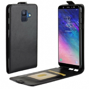 Flip Cover Samsung Galaxy A6 Læder Cover Foldbar Lædereffekt