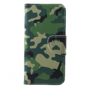 Flip Cover Samsung Galaxy A6 Militær Camouflage