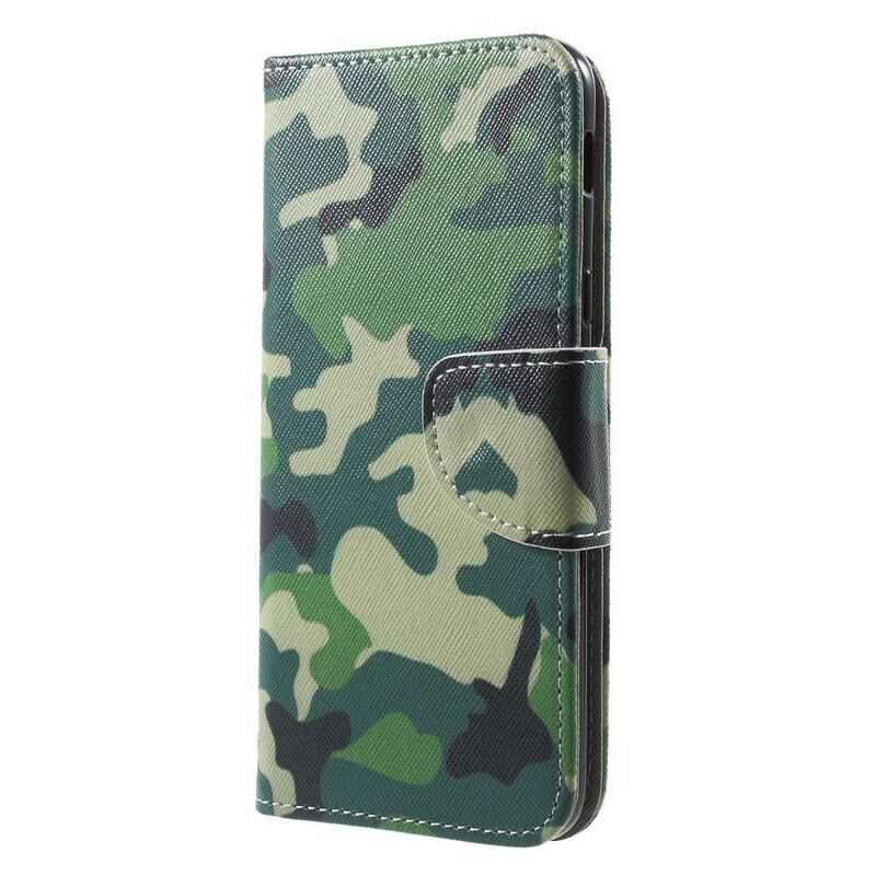 Flip Cover Samsung Galaxy A6 Militær Camouflage