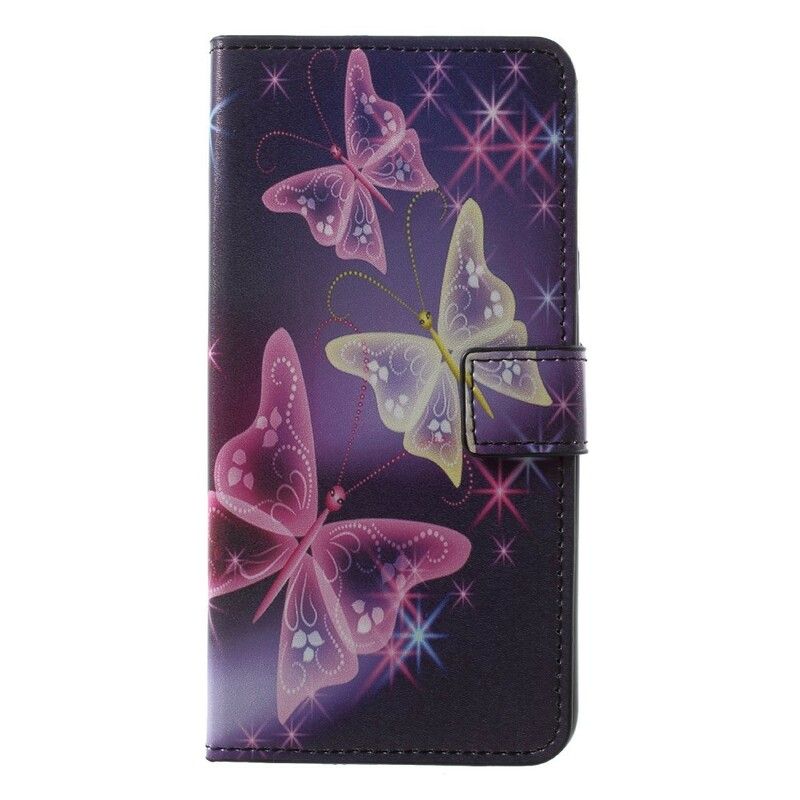 Flip Cover Samsung Galaxy A6 Sommerfugle Og Blomster