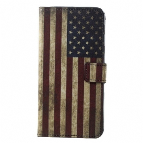 Flip Cover Samsung Galaxy A6 Us Flag