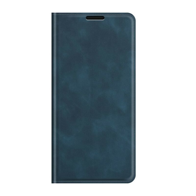 Cover Oppo Find X3 Pro Flip Cover Blødt Lædereffekt