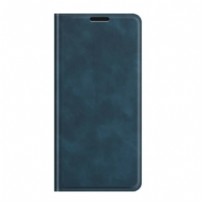 Cover Oppo Find X3 Pro Flip Cover Blødt Lædereffekt