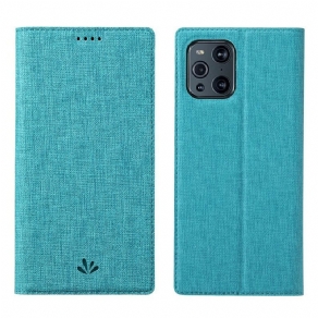 Cover Oppo Find X3 Pro Flip Cover Tekstureret Vili Dmx