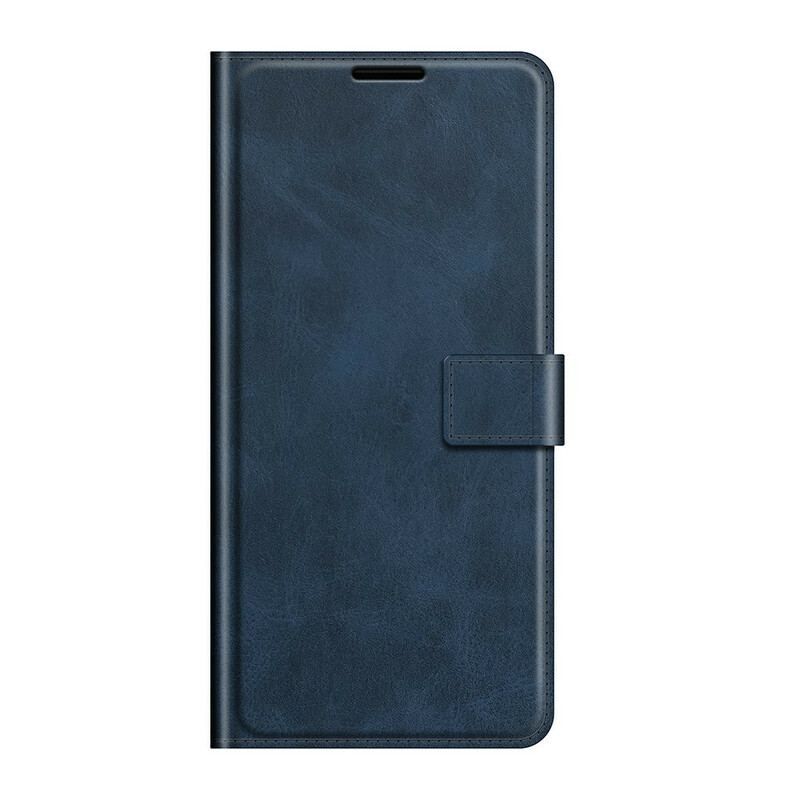 Flip Cover Oppo Find X3 Pro Slank Ekstrem Lædereffekt