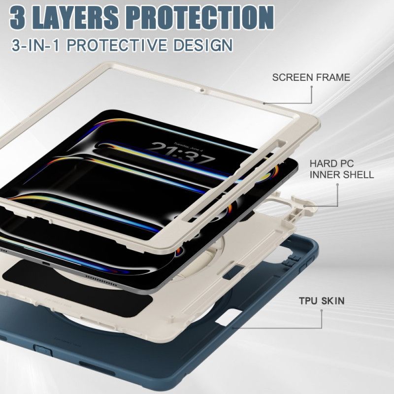 Cover iPad Pro 13 (2024) Telefon Etui Stylus Holder Og Slot