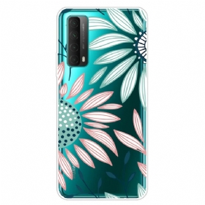 Cover Huawei P Smart 2021 Blomster