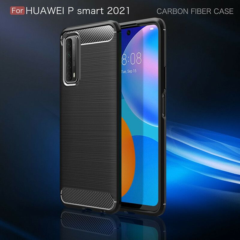 Cover Huawei P Smart 2021 Børstet Kulfiber