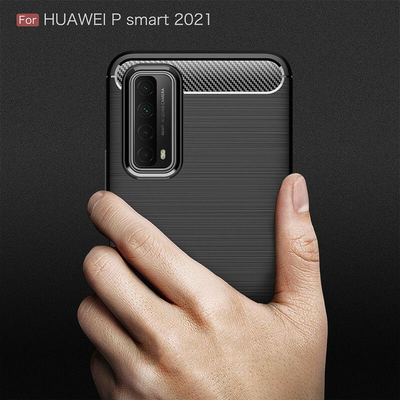 Cover Huawei P Smart 2021 Børstet Kulfiber