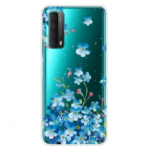 Cover Huawei P Smart 2021 Buket Blå Blomster