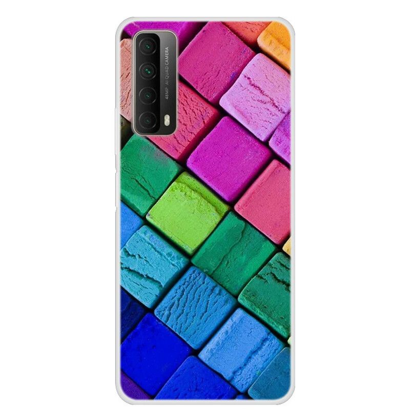 Cover Huawei P Smart 2021 Farvede Terninger