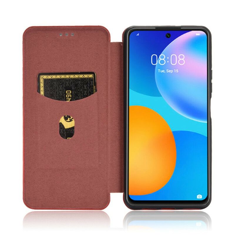 Cover Huawei P Smart 2021 Flip Cover Kulfiber