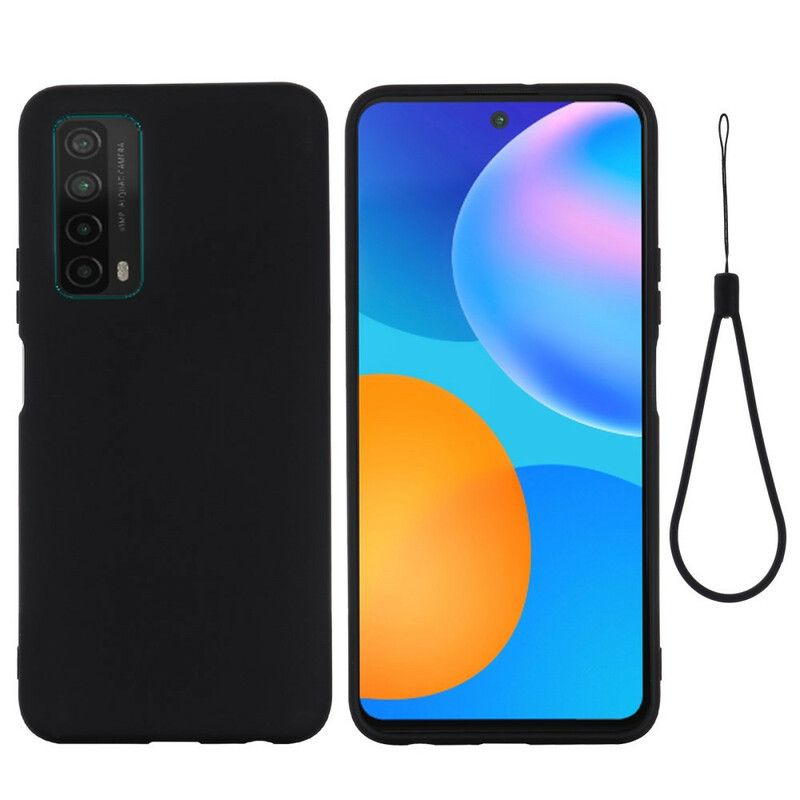 Cover Huawei P Smart 2021 Flydende Silikone Med Snor