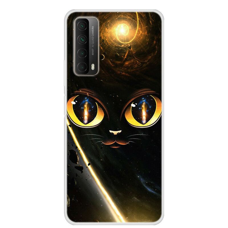 Cover Huawei P Smart 2021 Galaxy Cat