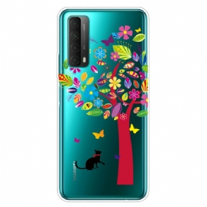 Cover Huawei P Smart 2021 Kat Under Træet