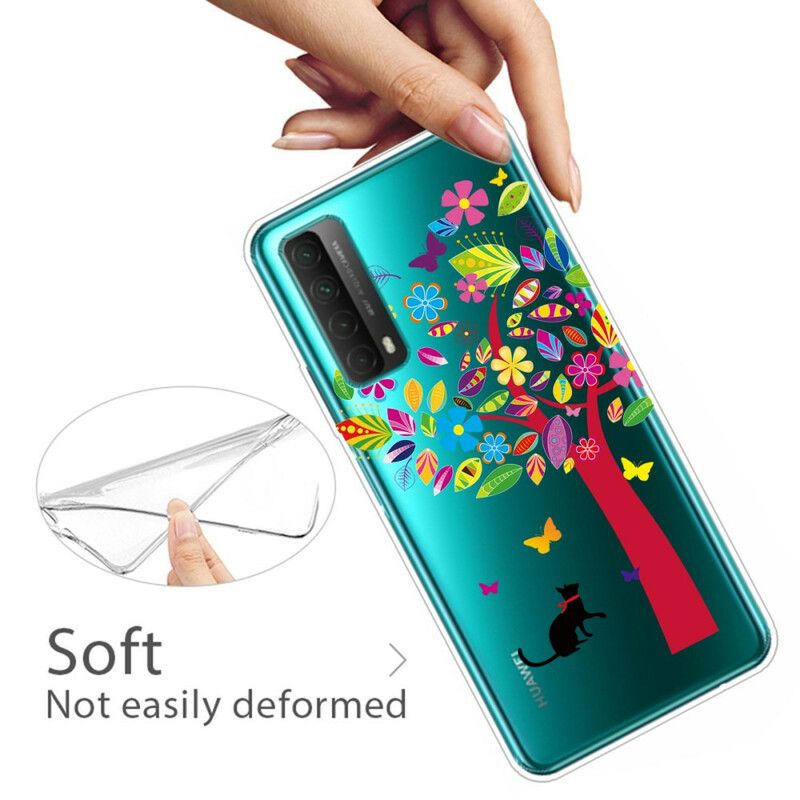 Cover Huawei P Smart 2021 Kat Under Træet