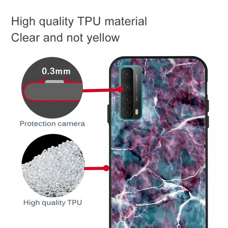 Cover Huawei P Smart 2021 Lilla Marmor