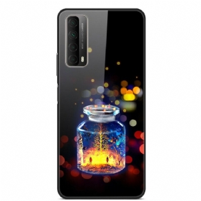 Cover Huawei P Smart 2021 Ønskeflaske Af Hærdet Glas