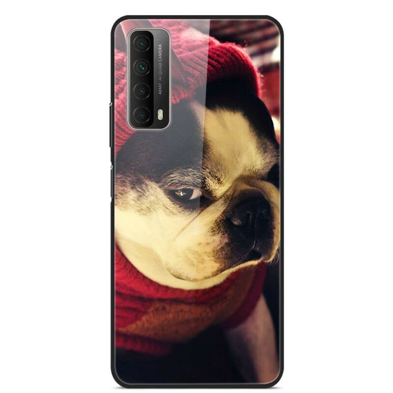 Cover Huawei P Smart 2021 Sjov Hunde Hærdet Glas