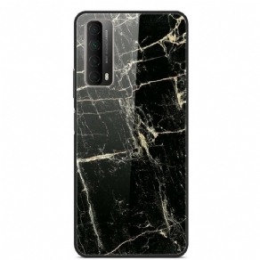 Cover Huawei P Smart 2021 Supreme Marmor Hærdet Glas