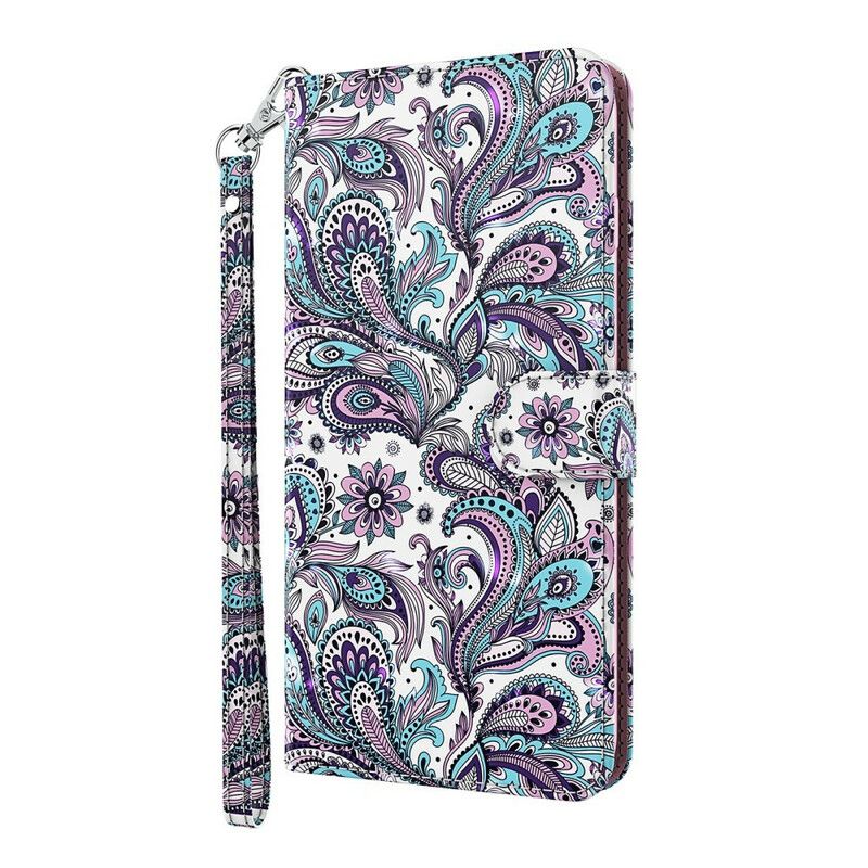 Flip Cover Huawei P Smart 2021 Blomstermønstre