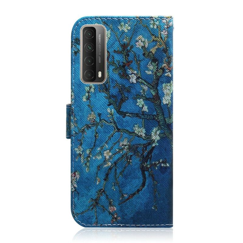 Flip Cover Huawei P Smart 2021 Blomstrende Grene