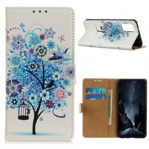 Flip Cover Huawei P Smart 2021 Blomstrende Træ