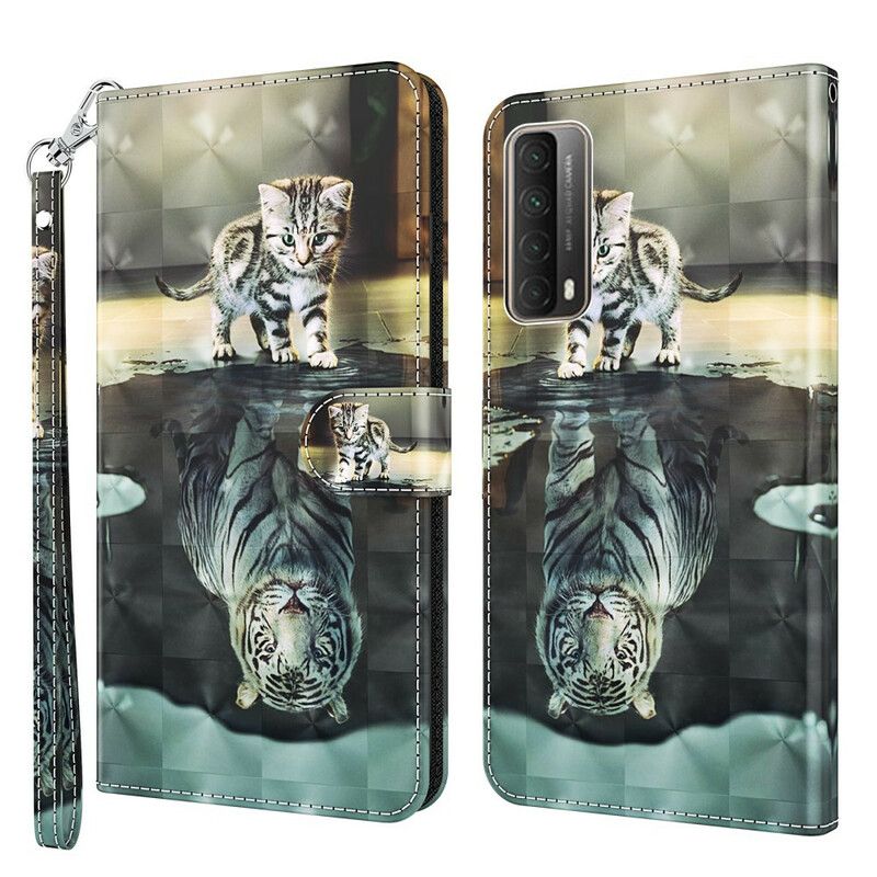 Flip Cover Huawei P Smart 2021 Ernest The Tiger