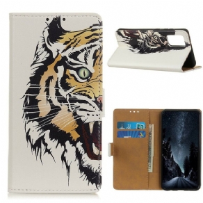 Flip Cover Huawei P Smart 2021 Hærd Tiger