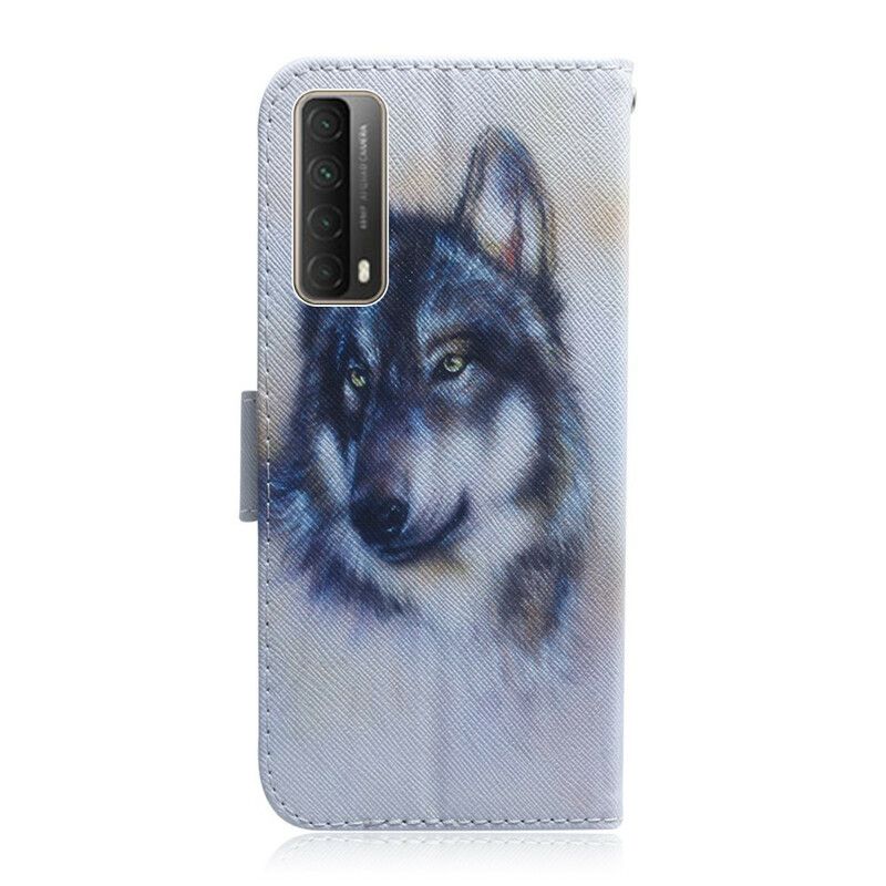 Flip Cover Huawei P Smart 2021 Hundeblik